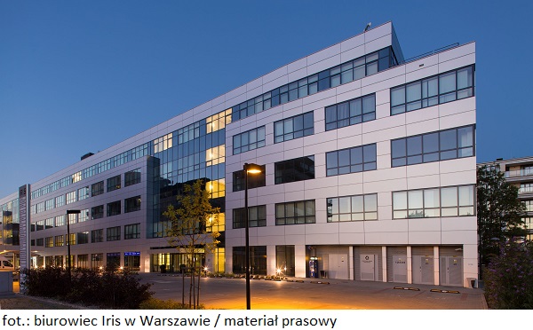 Biurowiec Iris w Warszawie został sprzedany przez spółkę zależną z grupy CPD do DL Invest Group