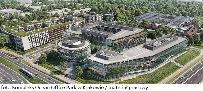 Firma SALESmanago zajmie cały budynek w kompleksie Ocean Office Park w Krakowie