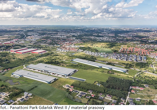 Nieruchomość inwestycyjna Panattoni Park Gdańsk West II z najemcą na 7000 mkw. powierzchni magazynowo-biurowej