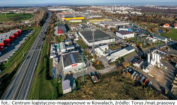 Firma Vetro wynajęła powierzchnię komercyjną w centrum logistyczno-magazynowym Torusa