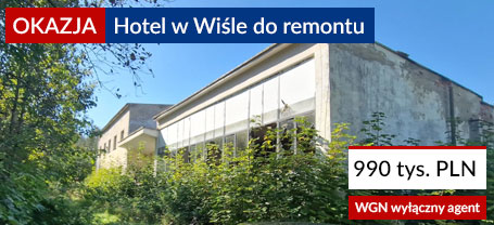 Okazja - Hotel w Wiśle do remontu - 990 tys. PLN