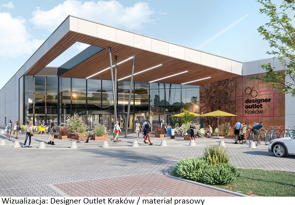 Proces komercjalizacji centrum Designer Outlet Kraków nabiera tempa