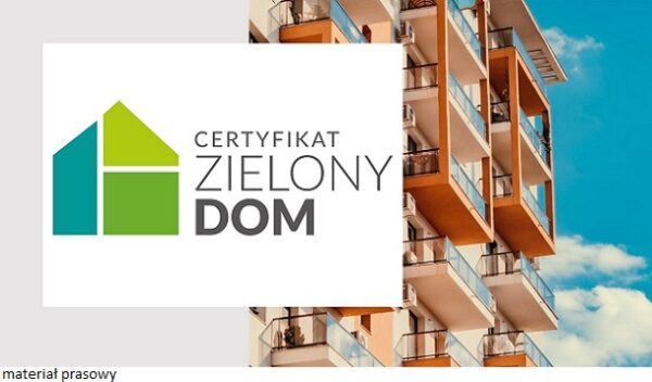 Certyfikat ZIELONY DOM Grafika