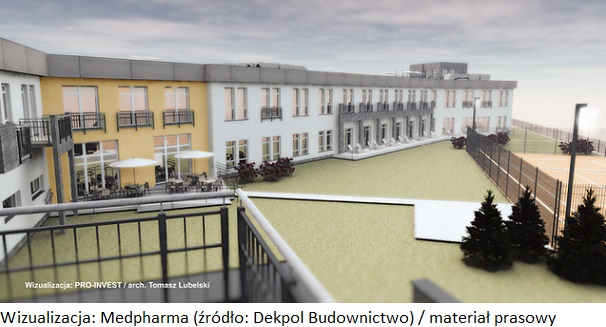 Rozpoczyna się rozbudowa Centrum Rehabilitacyjno-Leczniczego Medpharma w Nowej Wsi Rzecznej