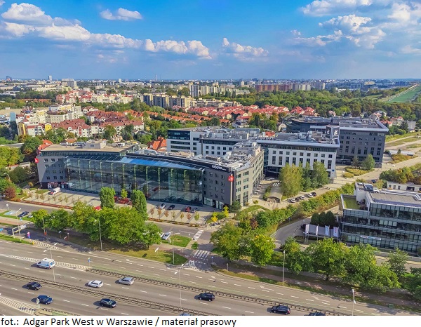 Nieruchomość inwestycyjna Adgar Park West w Warszawie z nowym najemcą