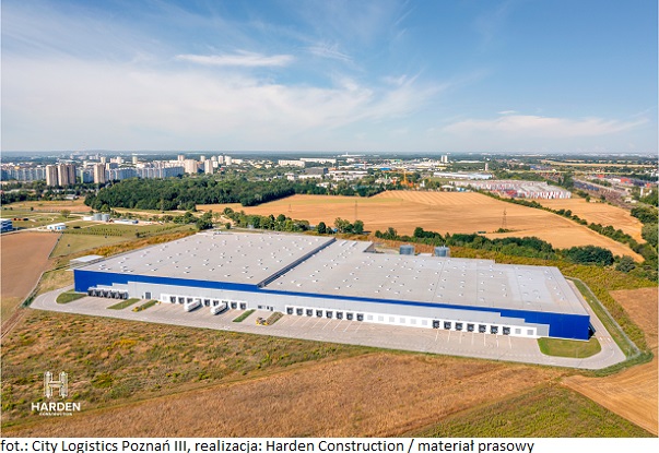 Harden Construction ukończył realizację nieruchomości magazynowej City Logistics w Polsce