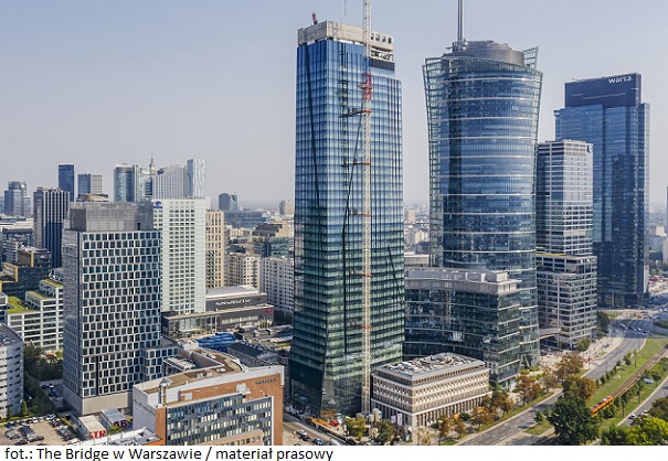 Santander Bank Polska zajął przestrzeń biurową w nieruchomości inwestycyjnej The Bridge w Warszawie