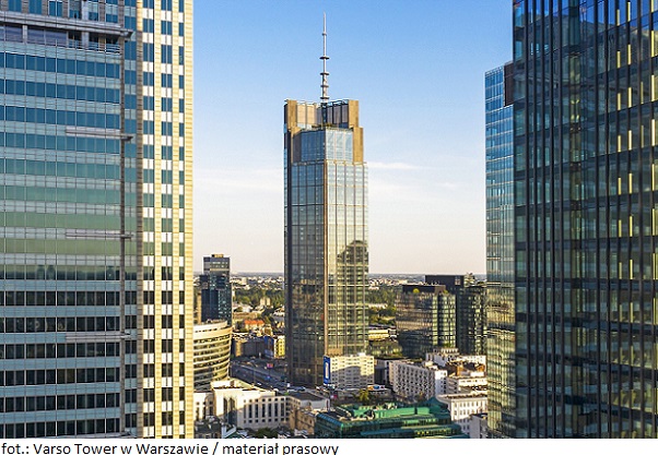 Nieruchomość inwestycyjna Varso Tower w Warszawie pozyskała nowego najemcę