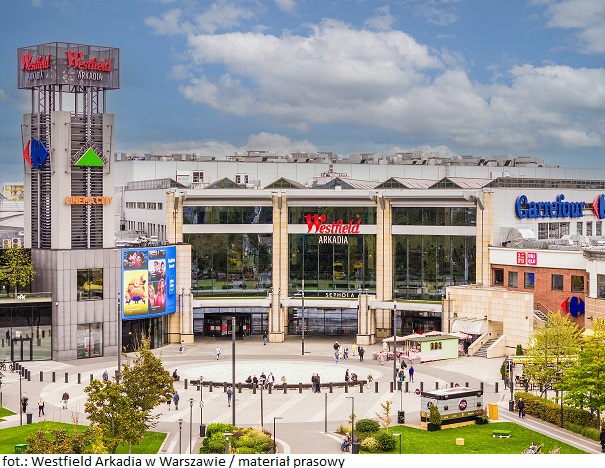 20-lecie nieruchomości handlowej Westfield Arkadia w Warszawie